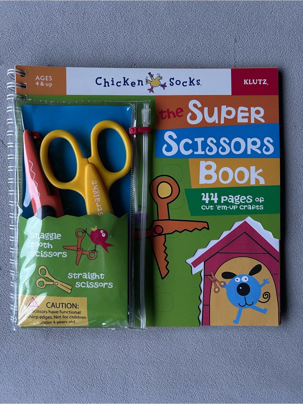 Klutz ~ The Super Scissors Book ~ Brand New!